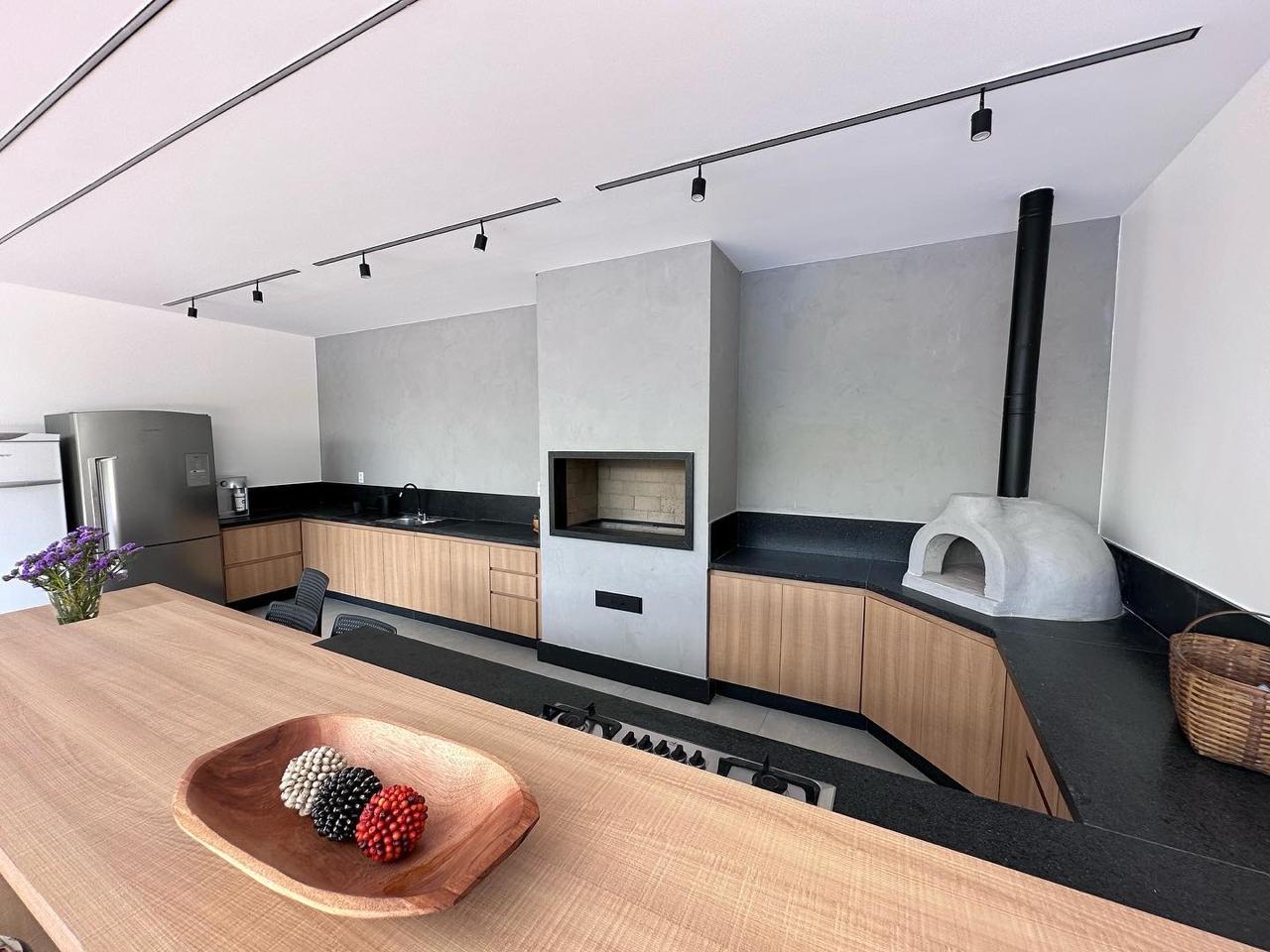 Acabamento de cozinha gourmet
